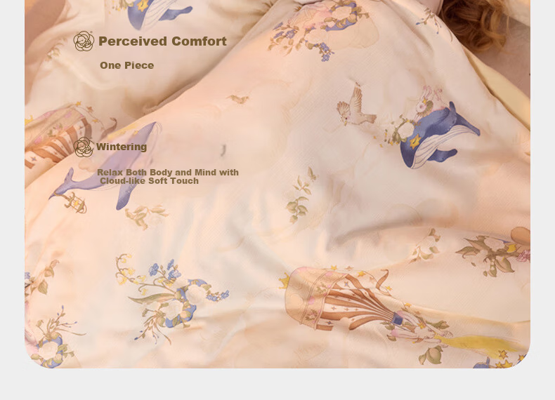 Babycare Baby Quilt Camellia Knitted Blanket Kindergarten Four Seasons Filled with Mulberry Silk 150*210CM 11