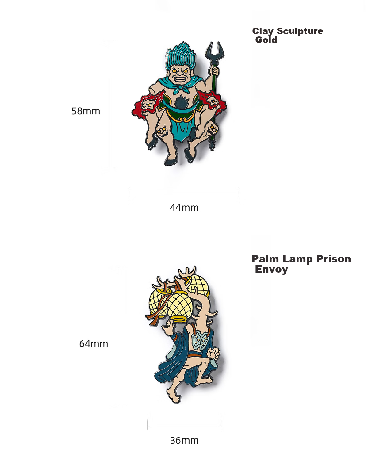 Black Myth: Wukong Shadow Emblem Badge Set (II) Official Metal Magnetic Brooch Pin Refrigerator Magnet Accessories Gift 5