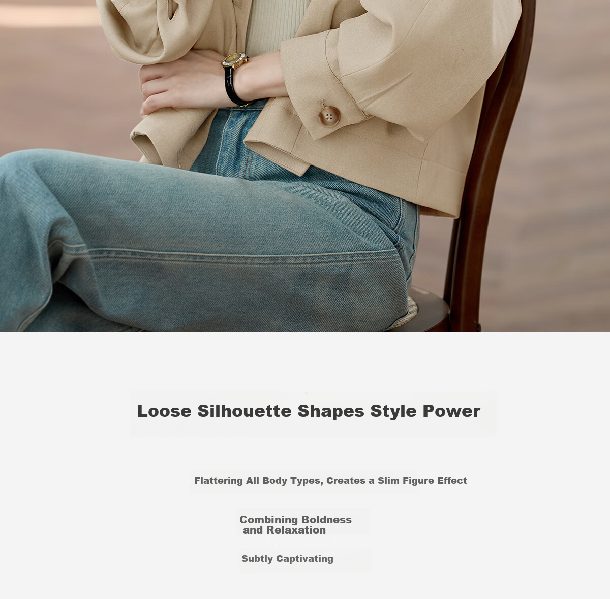 She Enjoy Casual Jacket Women Commuter Simple Short Coat Spring Autumn Versatile Elegant Cardigan Top T143U2023 9