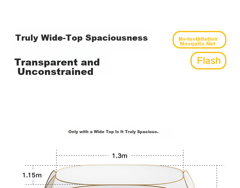 MEDOGA Mongolian Mosquito Net, 1.5x2 Meters, Home Use, Integrated Design, No Installation Required, Three-Door Opening, Large Space, Star Blue [Foldable] 15