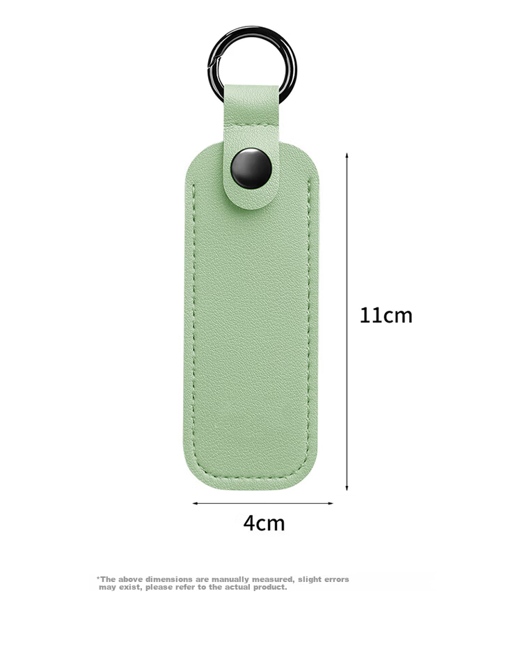 BUBM USB Flash Drive Storage Case Protective Cover, Anti-Loss And Shockproof Shell, Portable Compact Keychain, Specially Designed for USB Drives, PU Leather, Red Sand Color 6