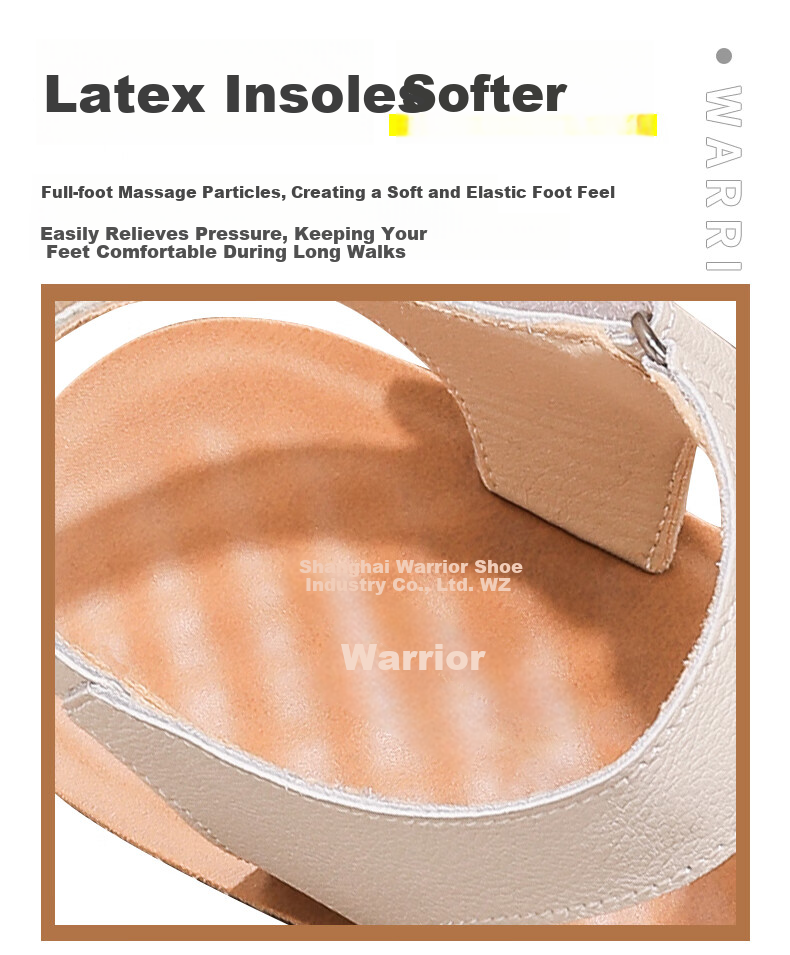 Warrior Mom Sandals Middle-aged and Elderly Women 50-60 Years Old New Summer Non-slip Soft Sole Genuine Leather Grandma Shoes 0679 Black Size 43 3