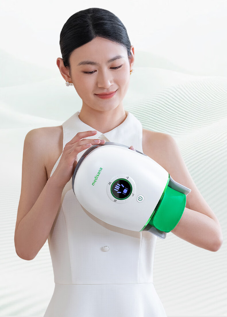 MEDISANA German Hand Massager with Heat Therapy for Fingers, Joints, Wrist, Tendon Sheath Massage, Palm Kneading And Warming, Practical Gift for Mother, Boyfriend, Girlfriend, Father's Day 2