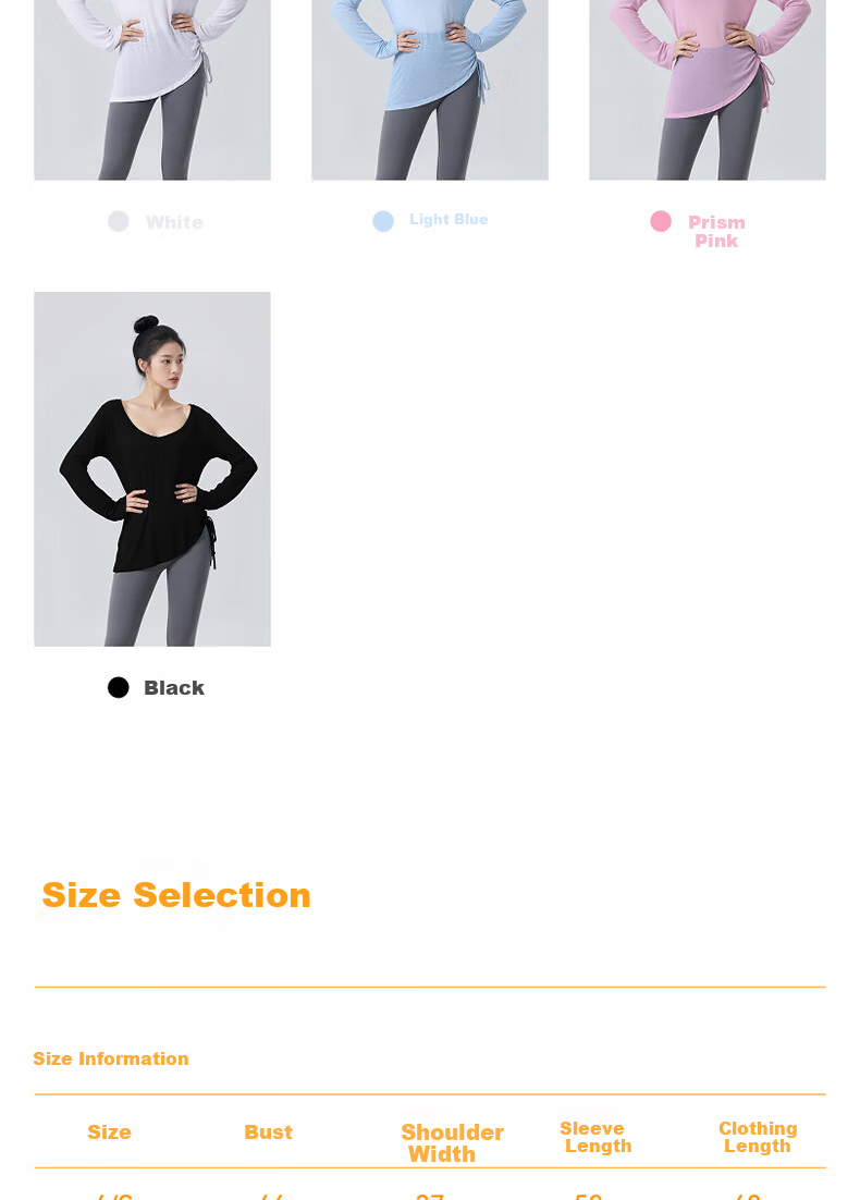 LangSha Women's Long Sleeve Breathable Slim Fit Casual Sports Yoga Top Layer Shirt 7