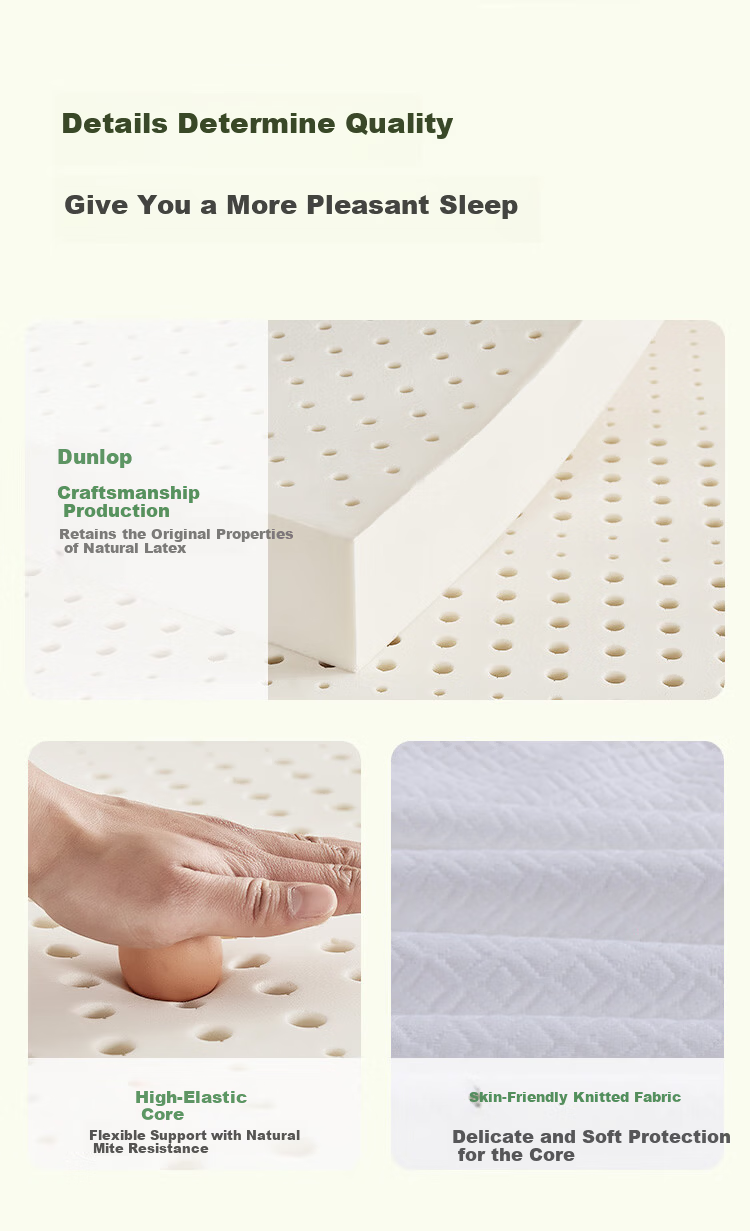Golden Oak Thailand Imported 92% Natural Latex Mattress Pad Dormitory Single Thin Mattress 120*200*5cm 11