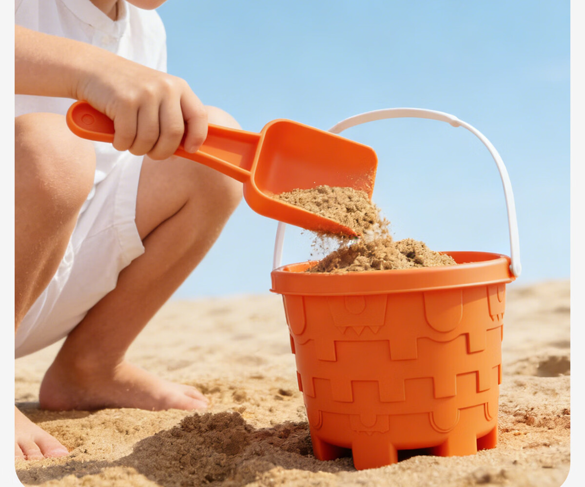 Dimanqi Children's Beach Toy Sand Shovel and Digging Tools 20-Piece Set Baby Sand Play Water Toy Birthday Gift 15