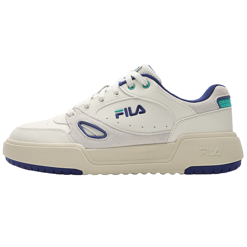 FILA Official Men's CAMPUS 1S Couple Sneakers Square Sole 1S White Casual Shoes