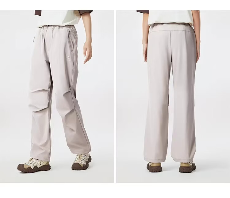 CAMEL Outdoor Quick-Dry Military Pants Women Spring Summer Breathable Cooling Sun Protection Wide-Leg Sports Hiking Mountaineering Pants Men 3032 13