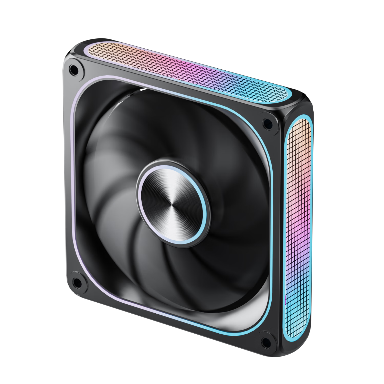 Aigo Xingcan Cube U120 Single Black Computer Case Fan ARGB Lighting Narrow Aperture Design Automotive-grade LEDs