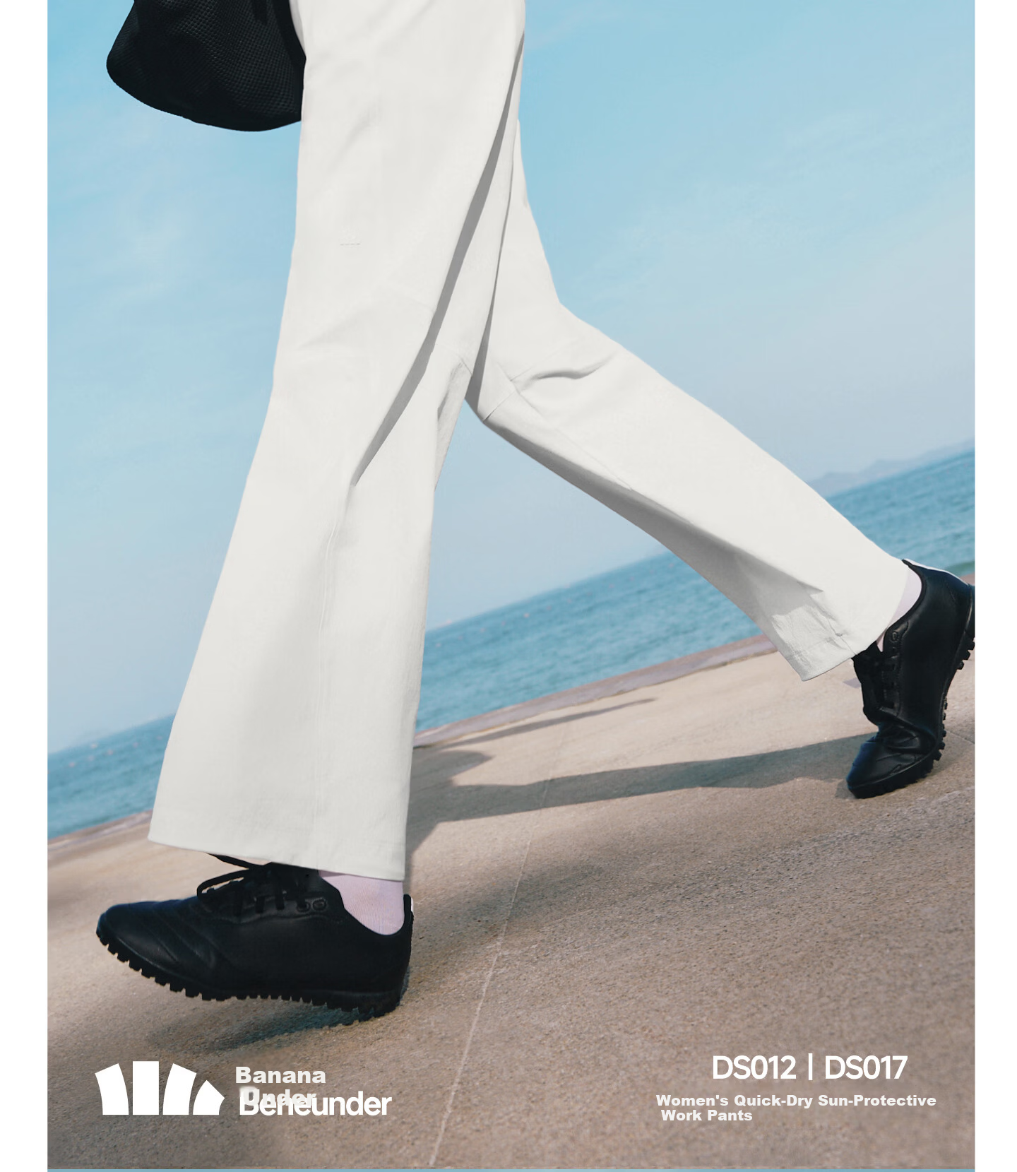 Beneunder Quick-Dry Cargo Straight-Leg Pants, Women's Sports Casual Trousers, Commuter Sun Protection Pants DS012, Spring/summer 2026 New Style 3