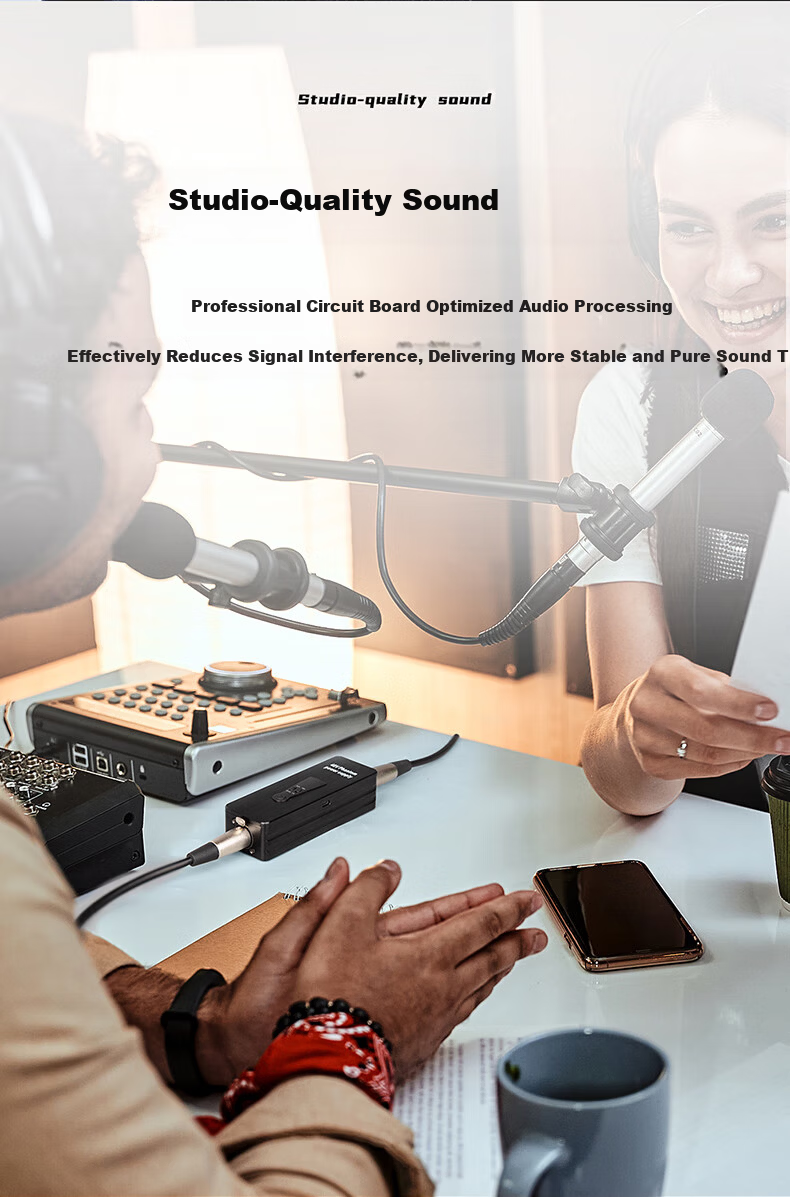 Depusheng 48V Phantom Power Supply Charger Professional Recording Condenser Microphone Audio Interface Power Adapter for Recording Singing Dubbing Large Diaphragm Microphone Stable Buffer Outdoor 12V 5