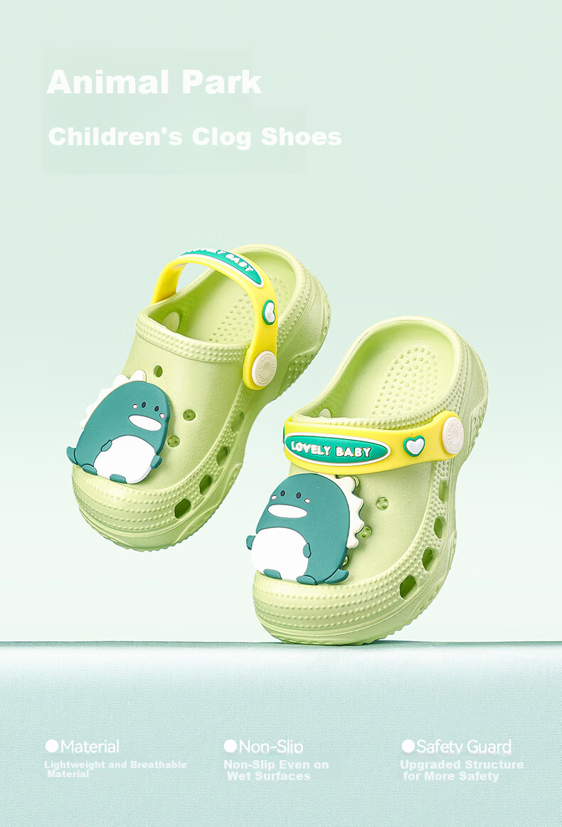 Cheerful Mario Kids Summer Slippers Boys Girls Toddler Cartoon Beach Sandals Non-slip Soft Sole Indoor Closed-toe Baby Clogs 1