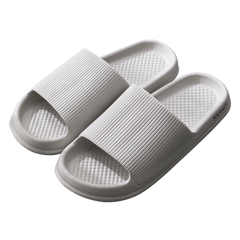 Aokang Men's Summer Indoor EVA Anti-Slip Odor-Resistant Soft Sole Bathroom Shower Large Size Slippers