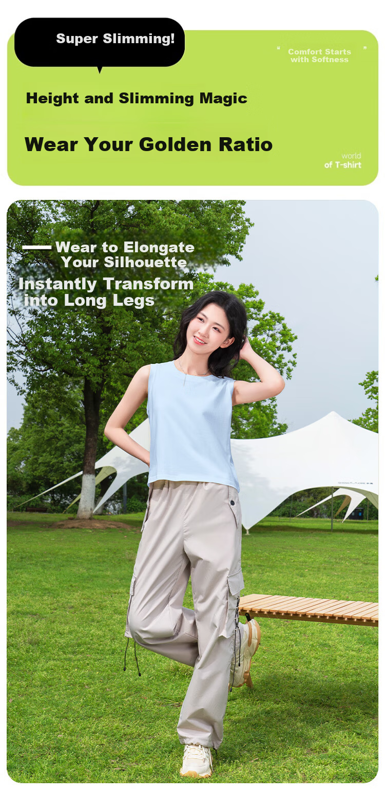 Baleno Women's Pure Cotton Sleeveless Vest Summer Outerwear 2026 New Loose Casual Basic Tank Top 6