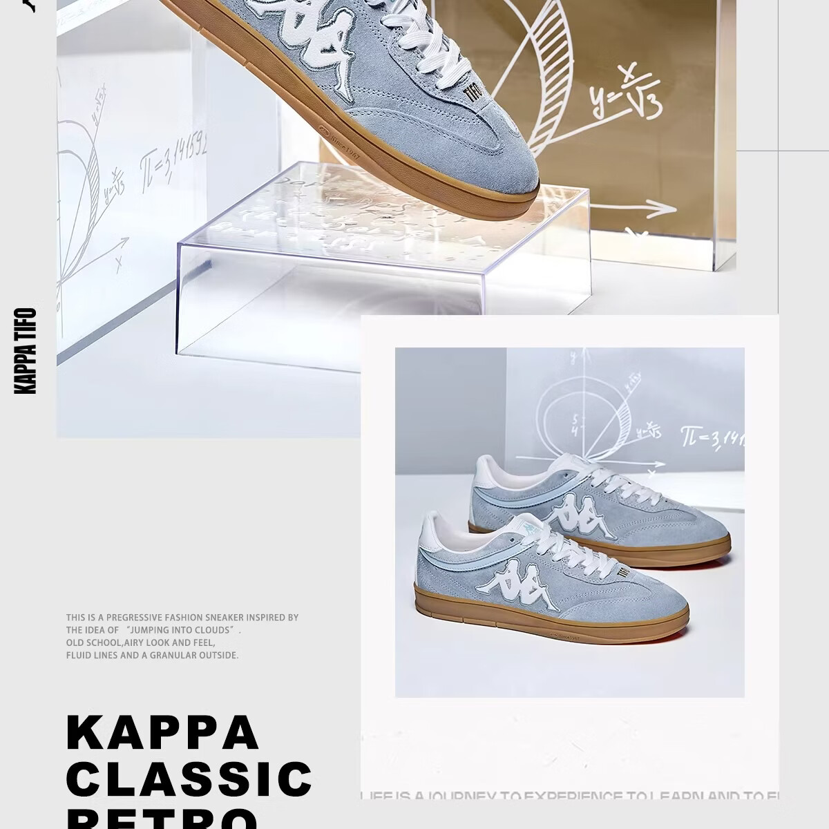 Kappa Women's TIFO Training Shoes Summer New Casual Lightweight Sneakers Bio Blue Size 40 13