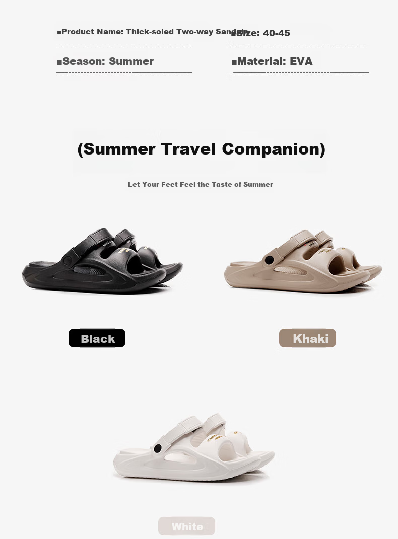 GUOLUOFEI Men's Summer Sports Casual Driving Outdoor Waterproof Non-slip Sandals Khaki Size 42-43 1