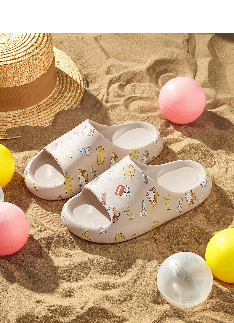 MashiMaro EVA Cartoon Cute Parent-Child Slippers Non-Slip Home Bathroom Kids Women's Sandals 11