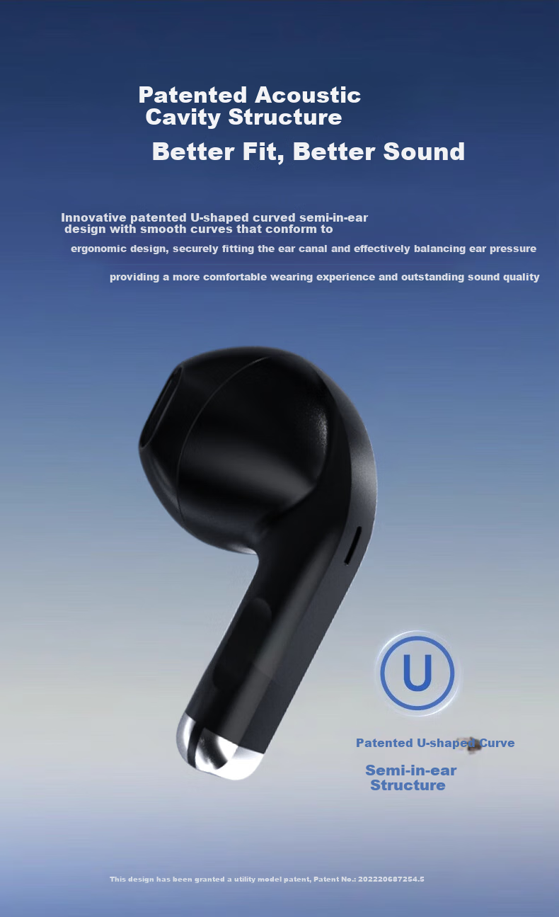 MICROKIA 2026 Latest Bluetooth Earbuds Top 1 Non-In-Ear Long Battery Life Gaming Music Semi-In-Ear Compatible with Xiaomi Apple Vivo Oppo 5