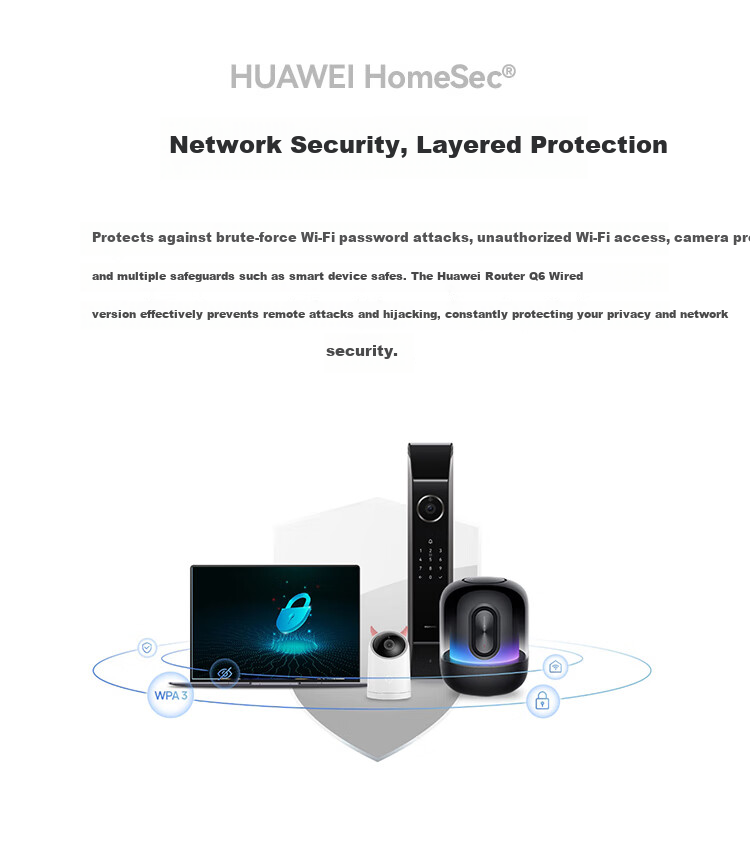HUAWEI Lingxiao Parent-Child Router Q6 Wired Version Premium Edition (1 Parent + 3 Child Set) Whole-Home Gigabit Wired Networking WiFi6+ 22