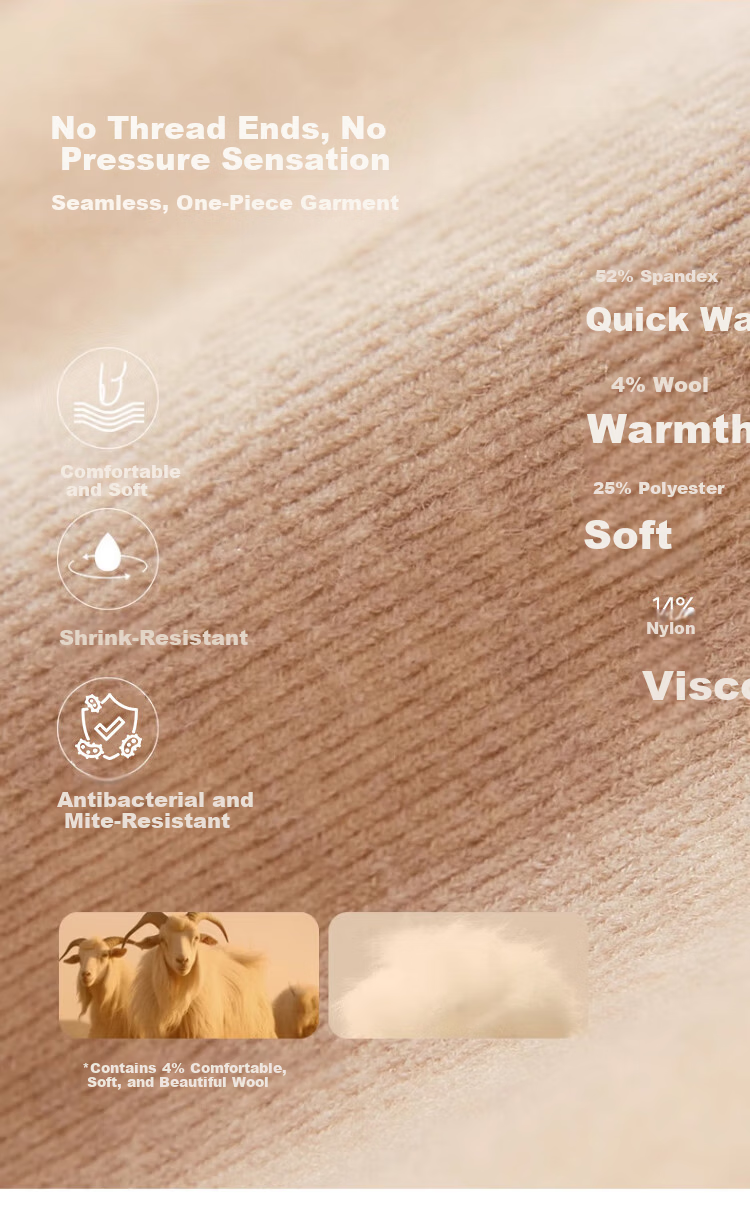 Langsha Women's Wool Base Layer Shirt Spring Autumn Slim Fit Long Sleeve Sweater Knitwear Half Turtleneck Base Shirt 2