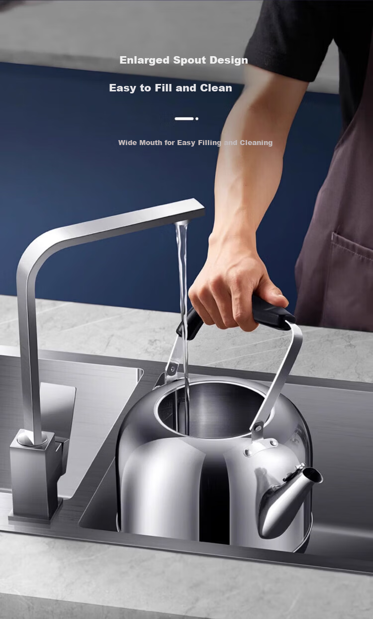 MeiLing Electric Kettle 6L Large Capacity 304 Stainless Steel Water Boiler with Detachable Base Auto Shut-Off MH-D6062 6
