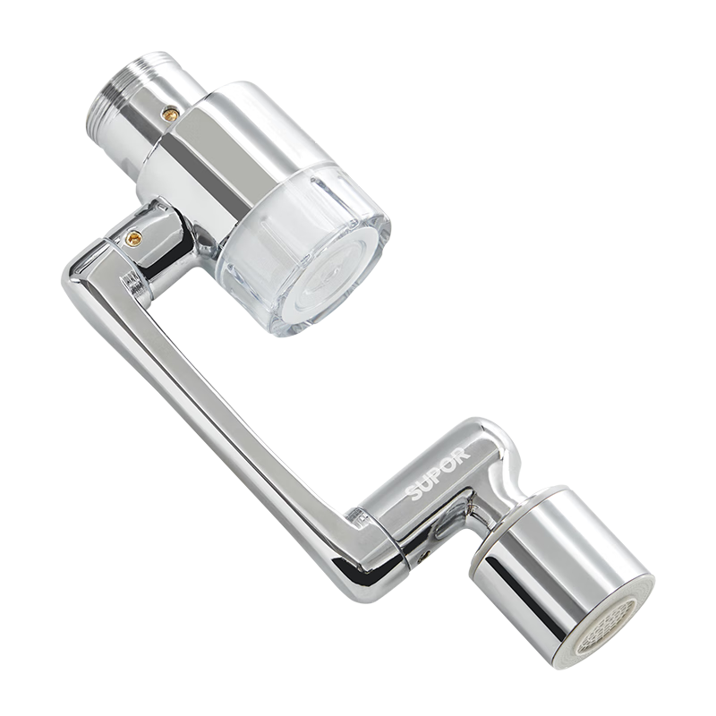 SUPOR Faucet Aerator, 1080 Filter Extender, Kitchen Sink Universal Rotating Splash-Proof Device, Mechanical Arm S