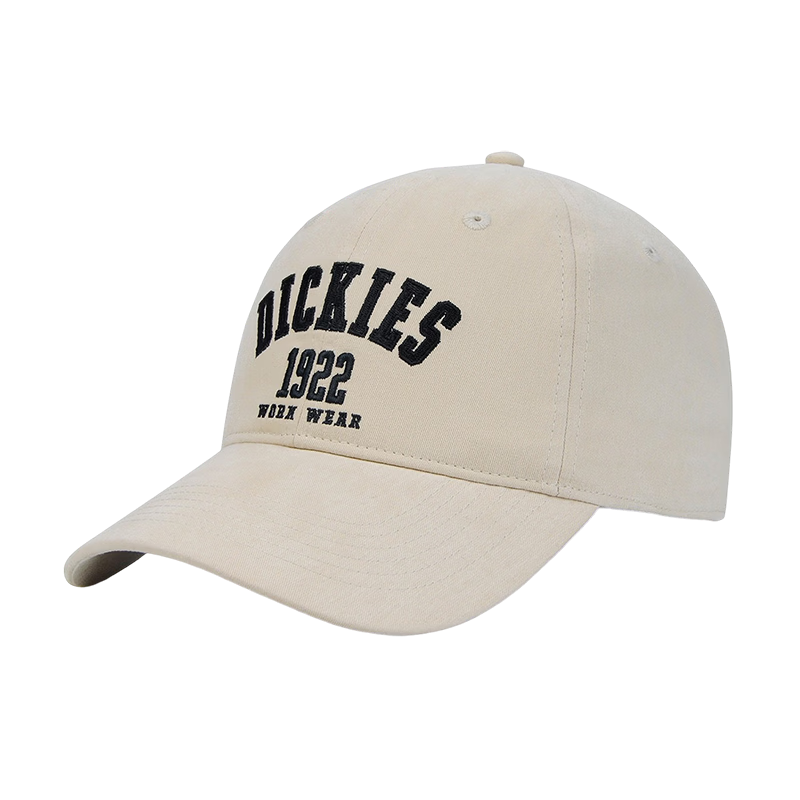 Dickies Women's Small Face Baseball Cap Large Head Circumference Deep Embroidery New Wide Brim Men's Black Duckbill Hat