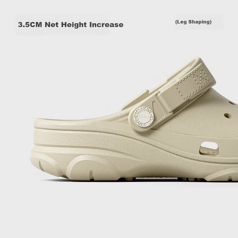 Puxirouman Soft Sole Hollow Out Shoes Women Outdoor Comfort 2026 Summer Beach Shoes EVA Non-Slip Closed Toe Slippers Men