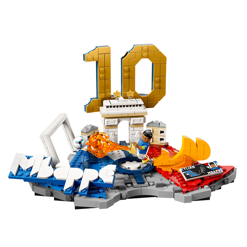 LEGO Building Blocks 43013 Mbappé Classic Goal Moment Kids Toy Children's Day Gift Football Figurine
