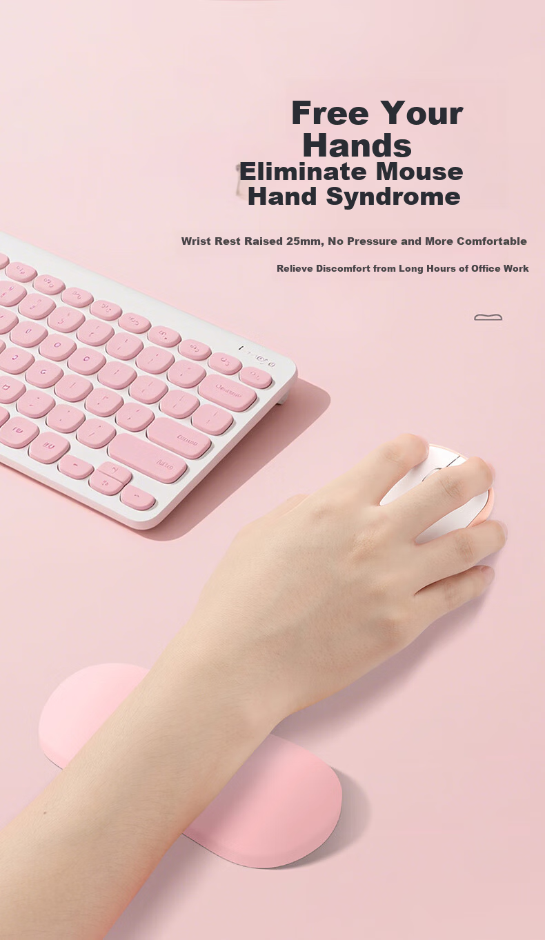 DIY Workshop Silicone Airbag Liquid Air Wrist Rest Desk Office Gaming Esports Cute Creative Simple Mouse Wrist Pad Small Air Cushion Wrist Support Pad 4