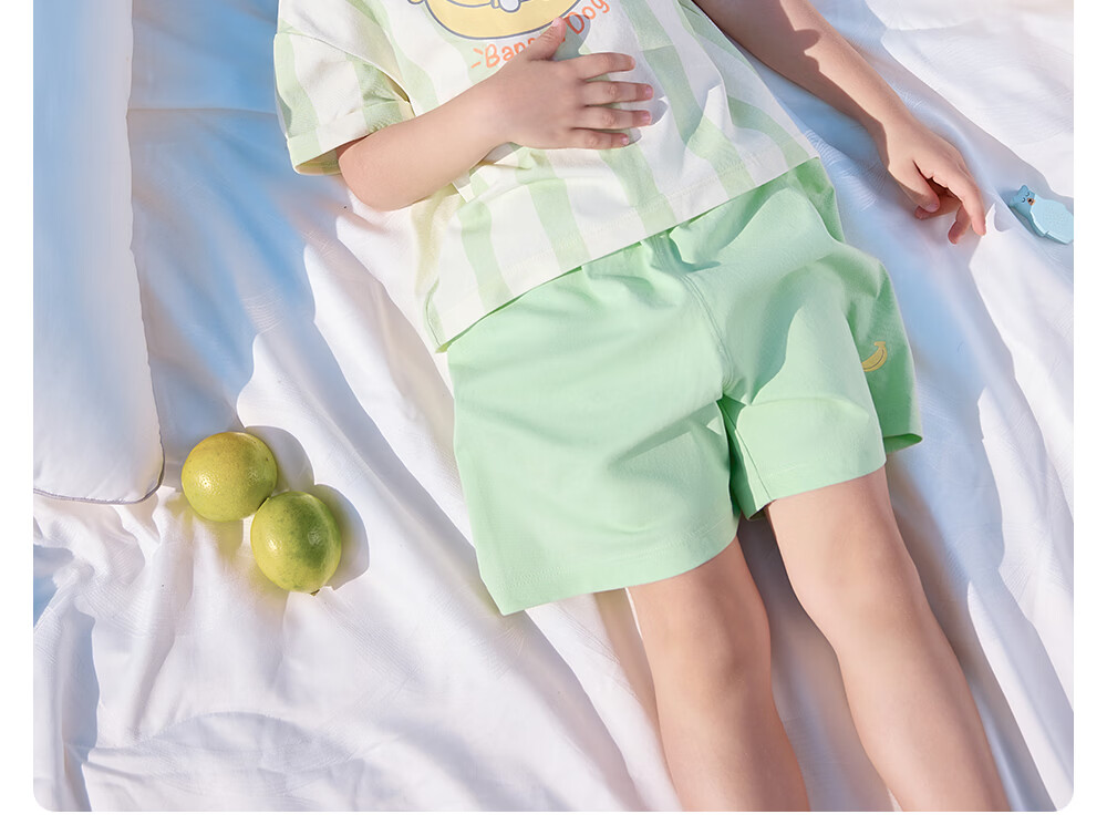 Betis Kids Summer Thin Pajamas 2026 New Original Yarn Cooling Short Sleeve Homewear Set for Boys and Girls 19