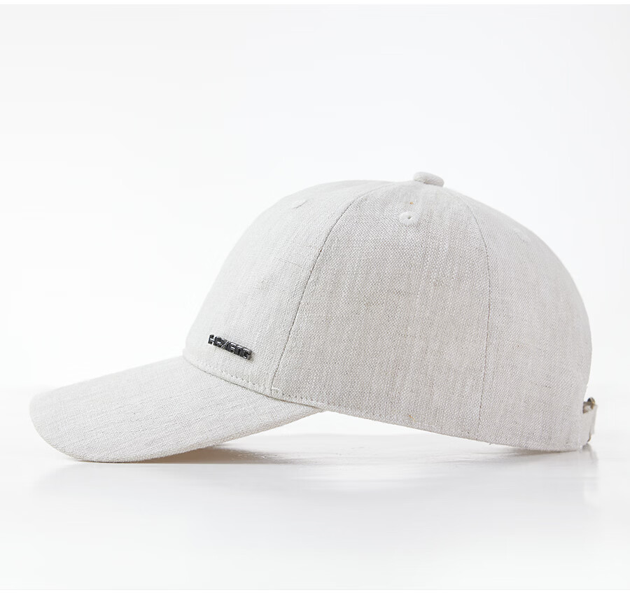 Hengyuanxiang Linen Baseball Cap Men's Summer Long Brim Thin Breathable Sunshade Large Head Grandpa Duckbill Hat Father's Day Gift 7