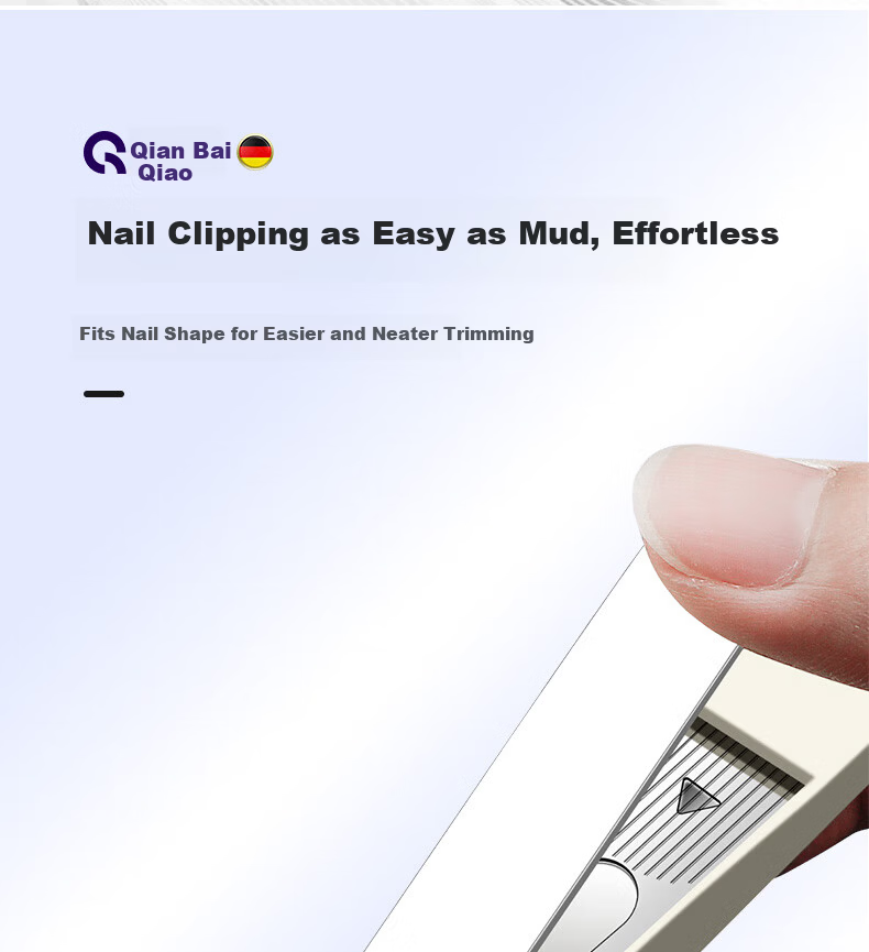 Qianbaiqiao Pedicure Nail Clipper Set for Paronychia, 4-Piece Ingrown Toenail Clippers with Curved Nail Nippers 14