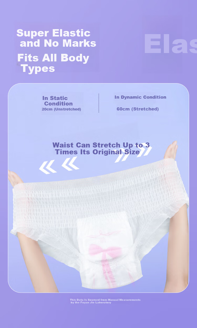 Fuyan Jie Sleep Pants Nano Silver Antibacterial Chip Professional Care Instant Absorption Dry Close-Fitting Leak-Proof 8 Pieces * 5 Packs Self-Operated 6