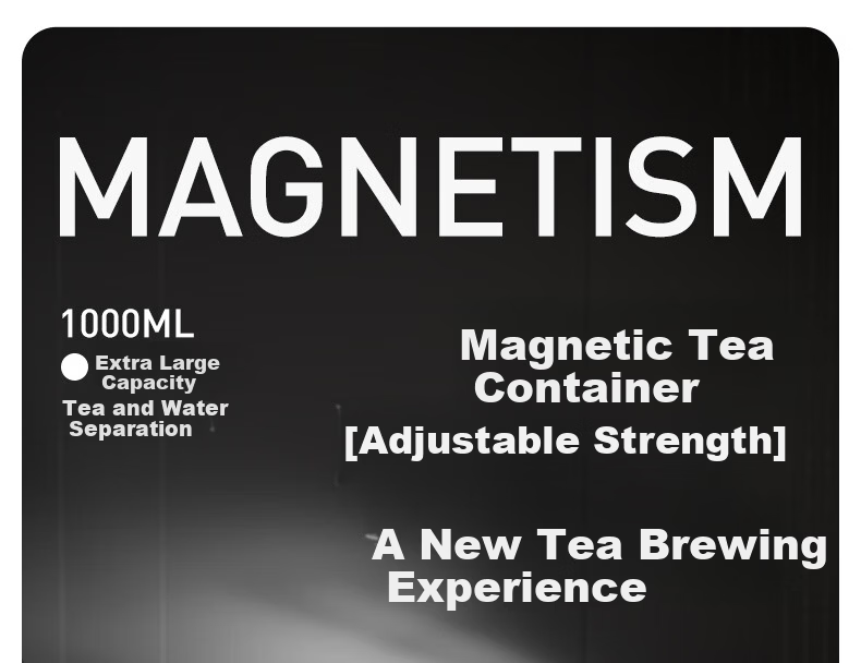NRMEi Insulated Men's Tea Separation Magnetic Spring Tea Business Portable Car Magnetic Suction Water Bottle 1