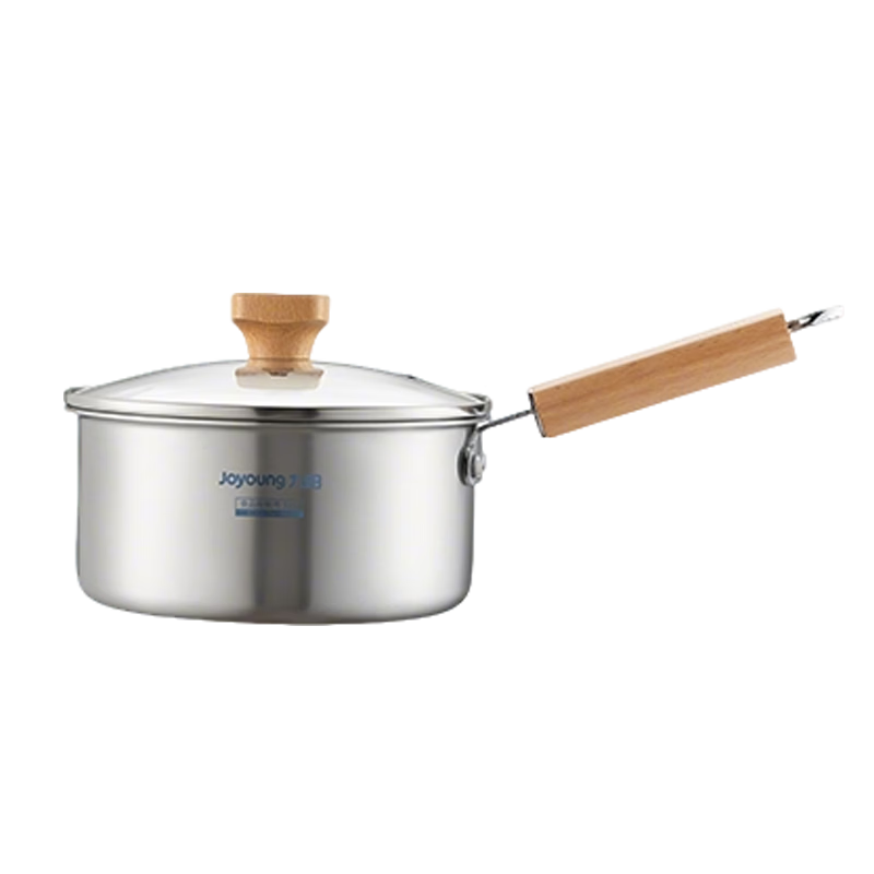 Joyoung Snow-Pan Small Milk Pot 316L Stainless Steel Non-Stick Breakfast Pot Baby Food Pot Instant Noodle Soup Pot 20cm