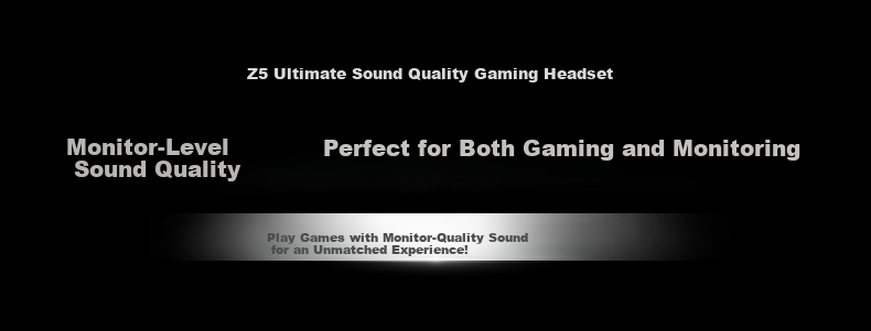 KINYO Gaming Headset Wired Over-Ear HIFI High-Quality FPS Delta Sound Positioning for PC Laptop Z5 5