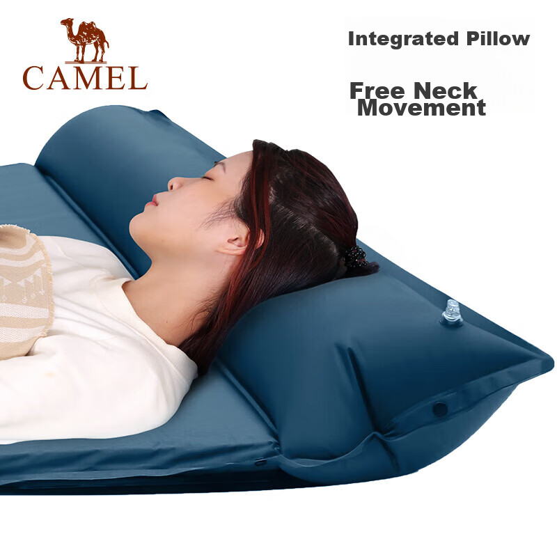 CAMEL CAMEL Туристический коврик для сна, самонадувающийся, влагостойкий, для 2-3 человек, синий
