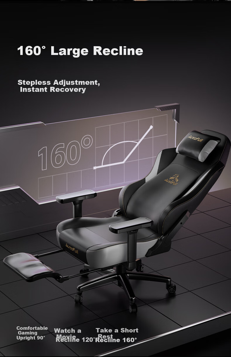 Aofeng C3 Xuanjia JD No.1 Store Limited Edition Black Gold Gaming Chair Ergonomic Office Computer Chair 15