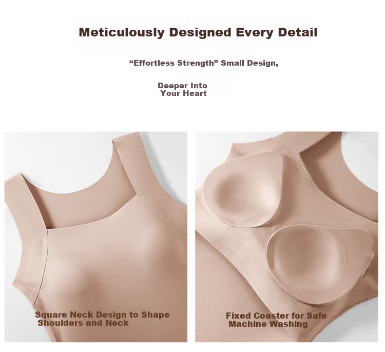 GUJIN Lightweight Warm Vest Women's Thermal Autumn Winter Bra-Free Innerwear Base Layer Camisole Skin-Friendly M 10