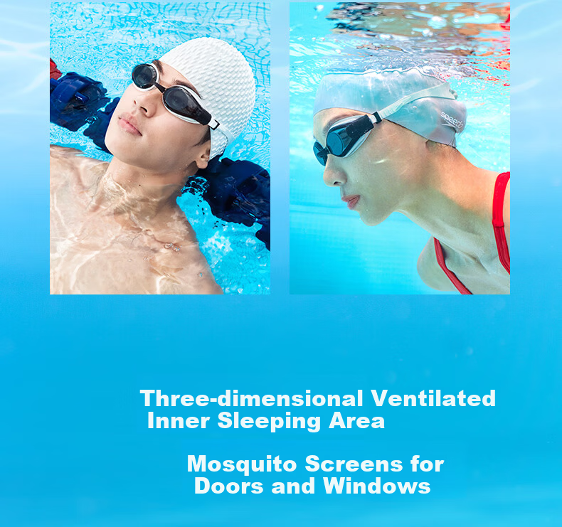 Speedo Freedom Series Swim Goggles Anti-Fog HD UV Protection Wide-Angle Comfortable 11