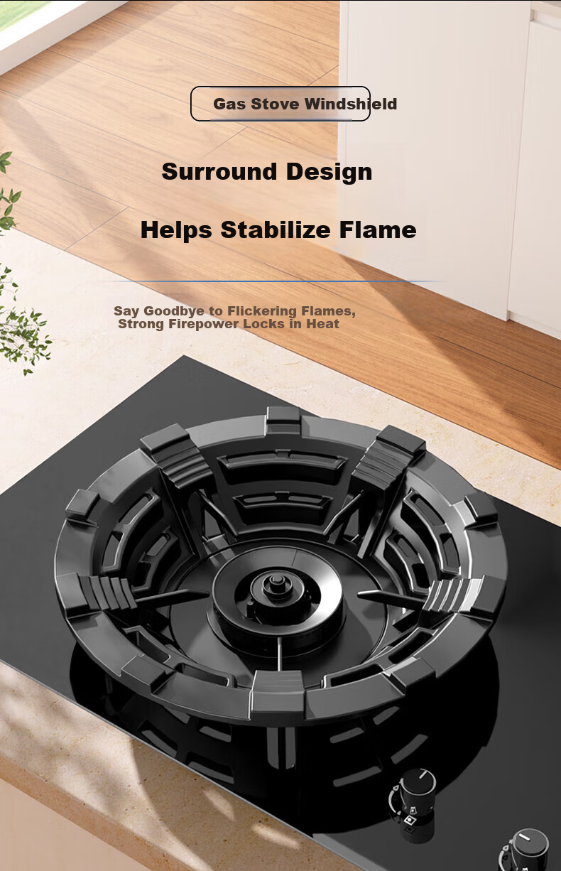 Muhouyingxiong Gas Stove Support Bracket, Thickened Anti-Slip Stand, Stove Base, Thickened Cast Iron Pot Rack, Wok Stand, Non-Slip Support, Universal Model 2