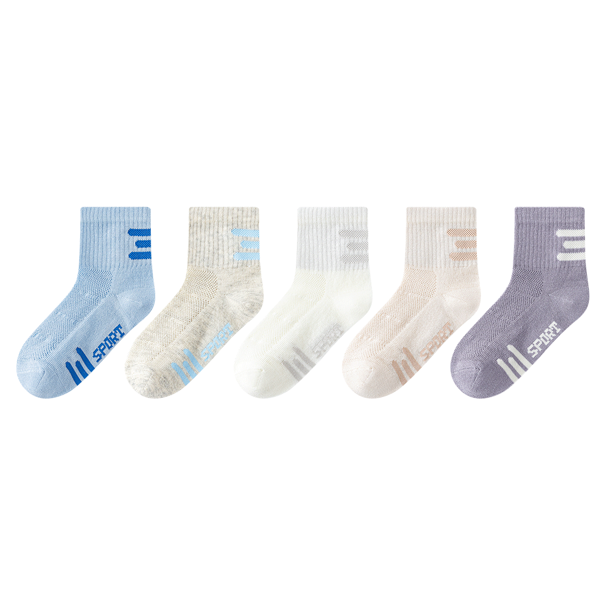 Little Pig Banner A-Class Xinjiang Long-Staple Cotton Children's Socks Summer New Boys Thin Skin-Friendly Girls Mesh Breathable Seamless Socks