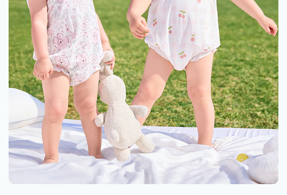 Betis Infant Romper Cute Triangle Summer Thin Modal Flutter Sleeve Bodysuit for Baby Girls 42