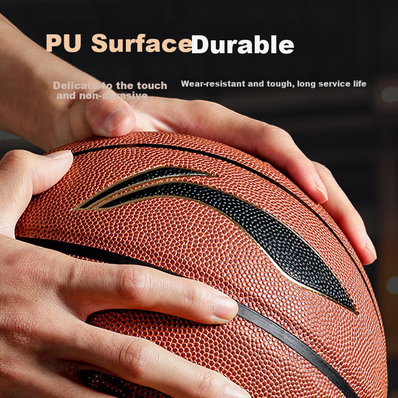 LI-NING Basketball Adult Size 7 Junior High and Primary School Student Youth Exam Special Indoor Outdoor Competition Training Gift Basketball
