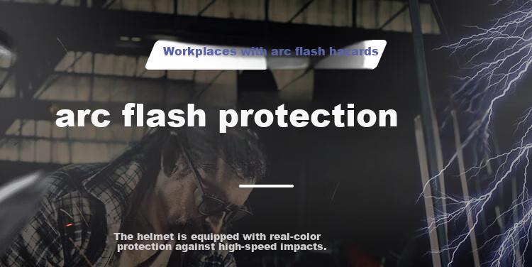 BLUE EAGLE FCA8 Arc Flash Resistant Face Shield 11.3 Cal Insulated Impact and Splash Protective Visor with Cap Mount (Helmet Not Included) 1