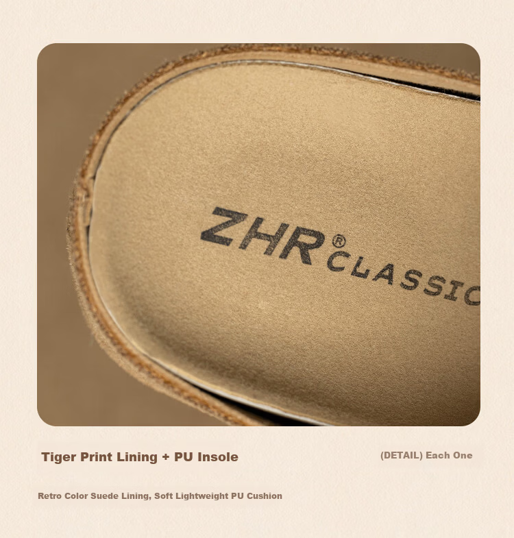 ZHR Cork Birkenstock Style Half Slippers Women Vintage Slip-On Platform Thick Sole Shoes JT215 Camel Size 38 10