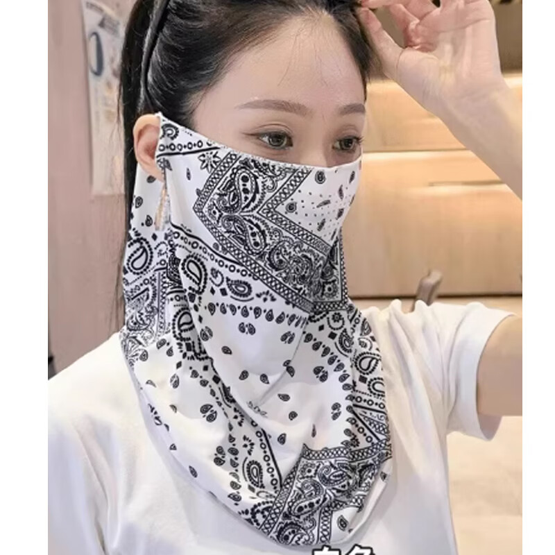 BWNK Sunscreen Face Mask Cycling Mask Neck Guard Unisex Ice Silk Summer UV Protection Breathable Face Bikini 1