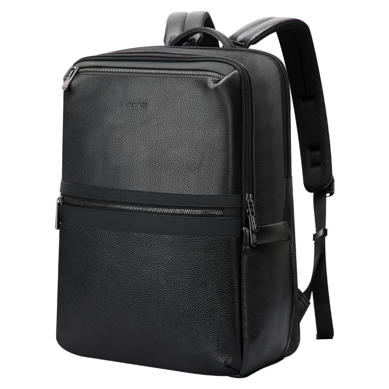 Bopai Genuine Top Layer Leather Business Backpack for Men 16-inch Laptop Bag Real Leather Travel Bag Holiday Gift