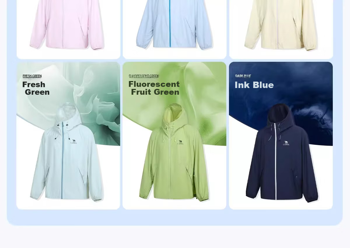 CAMEL Dilireba Same Style Original Yarn Sun Protection Jacket 2026 Spring Summer New Cool Heat-Shielding UV Protection Coat 21